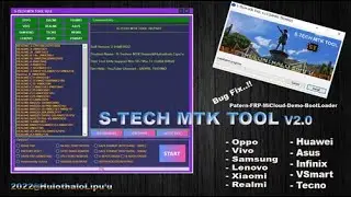 S-TECH MTK V2.0. - Tool Unlock  And Reapir 2022 Bug Fix | Work Only WIn10 - Win11