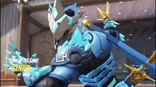 Genji new skin got me a cool play (4K) - overwatch