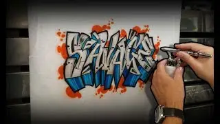 Graffiti airbrush shirt