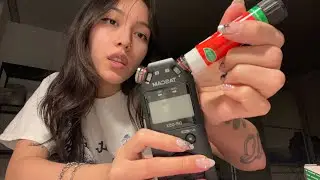 ASMR ☆ GLUE STICK ON TASCAM (experimental)