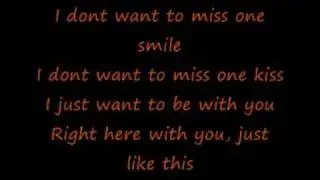 I Don't Want to Miss a Thing- lyrics