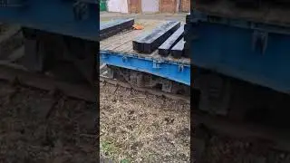 замена шпал на Электрозаводской ветке, вагон с буксами скольжения