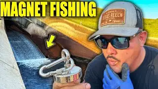 MAGNET Fishing A POPULAR Lake And Spillway! (LAKE O THE PINES)
