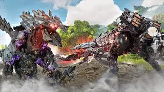 Apex Slaughterspine vs Overridden Thunderjaw