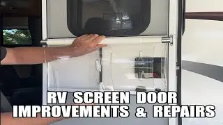 RV Screen Door Improvements & Repairs