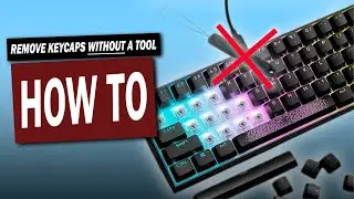 Quick and Easy Way to Remove Keycaps WITHOUT a Keycap Removal Tool! (How to Remove Keycaps)