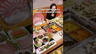 Hotpot Buffet with Wagyu #buffet #hotpot #shorts