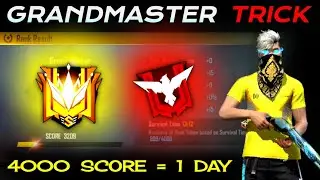 How to reach grandmaster in free fire solo | How to push rank in free fire | Road to Grandmaster
