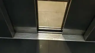 Schindler 5400 MRL traction elevators at Ušće shopping center, Belgrade, Serbia