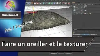 Cinéma 4D - Faire un oreiller et le texturer [HD]