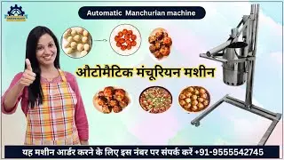 Automatic manchurian making machine | food equipments 2024