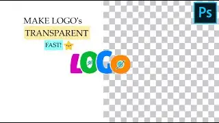 Easy way to Remove Background From Logo in Photoshop