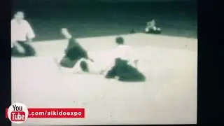 Old Footage of Aikido Demonstration in Fukuoka