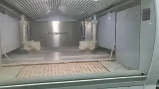 1 329 Plate furniture PU top coating automatic spraying line
