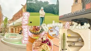 Travel vlog🌷 | Going to Bandung & Jakarta, driving golf, cafe hopping, reunited with friends