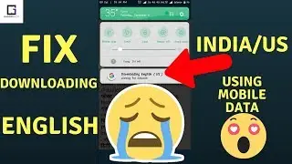 Fix Downloading English (Us/India) in a minute ||100% working||