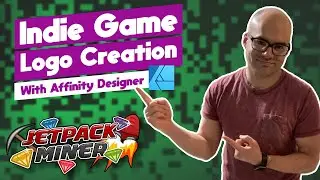 Affinity Designer Logo Creation for Indie Games -- See How I Made This Logo for Jetpack Miner