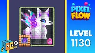 Pixel Flow Level 1130 (Very Hard) Walkthrough Solution