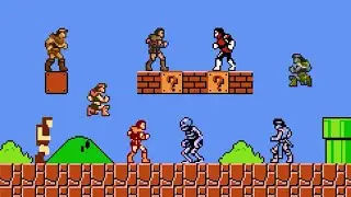 Super Mario Bros. Crossover - All Castlevania Characters & Skins