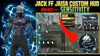 JACK FF custom HUD | Jack ff jaisi settings kaise kare #jackff