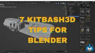7  tips to Import models to the Blender (3.3) Asset Browser using Kitbash3d Mission to Minerva kit