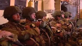 Egypt-Russia joint military drills “Defenders of Friendship 2016".Parachute landing.