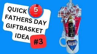 5 MINUTE QUICK FATHERS DAY GIFTBASKET IDEA #3,#fathersday2023,#giftbasketideas,#fathersday,#diy