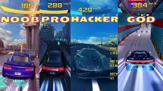 Asphalt 8 Noob vs Pro vs Hacker vs God 4kHD ULTRA