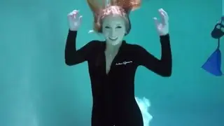 🌊 Girl Snorkeling & Scuba Diving in a Pool | Cinematic Underwater Skinsuit Dive 🤿