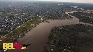 Río Gualeguaychú - camino de la costa frente a frigorífico