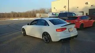 Phone Clip: ECS B8 S4 3.0T Valved Resonated Exhaust w/ high flow cats | Deacceleration/Revving