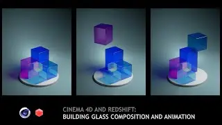 [PREVIEW] Cinema 4D - Bulding Glass Element animation