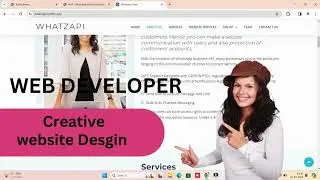creative website design using html and css | complete website design project