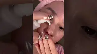 How I oil pull sebum 👃🫧 #skincare