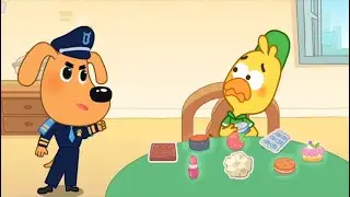 Sheriff Labrador Safety Tips 2(NEW) Walkthrough Part1 _ Caution! Don't Eat Dangerous Items