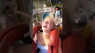 SLINGSHOT RIDE #slingshot #аттракционы #рогатка #rides #shorts