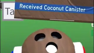 Getting the coconut canister in bee swarm sim
