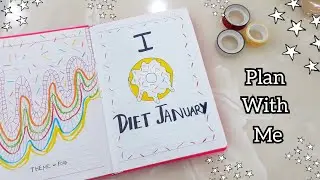 Plan with me | January bullet journal setup |2020 bullet journal setup (for beginners)
