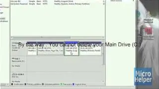 How to Delete a Partition on Windows 7   YouTube