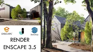 TUTORIAL !! RENDER REALISTIC EXTERIOR #10 || ENSCAPE 3.5 ||