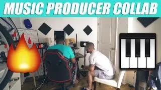 Music Producer Collab | Making a Beat on Reason & FL Studio 20