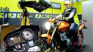 HealTech QuickShifter easy (QSE) - Dyno test run, Honda CB600F Hornet