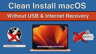 How to Clean install any Mac Operating System without USB drive & Internet Recovery |  New Method 🔥🔥