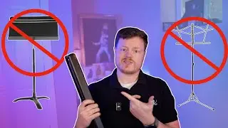 The BEST foldable music stand? (Kraftgeek Bravo unbox & review)
