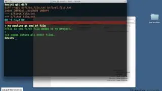 5.03  Making Changes to Files Viewing changes with diff (Как посмотреть сделанные изменения)