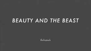 Beauty And The Beast chord progression - Jazz Backing Track Play Along The Real Book