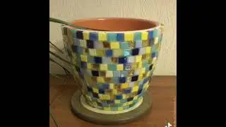 горшки из мозаики