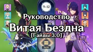 Тигнари С0 и Райдэн С0 | 9-12 этажи Витая Бездна Сентябрь | Genshin Impact 3.0