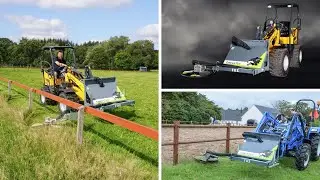 Zaunmäher für Traktor und Hoflader | GreenTec FOX und RI 82