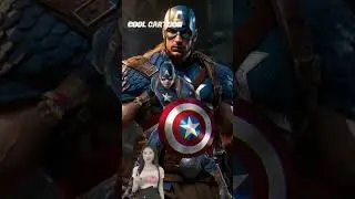Superhero cartoon fight💥captain america hulk iron man fictional character 